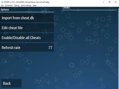 PSP Cheats .